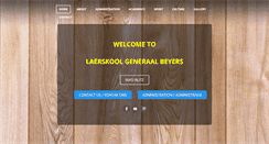 Desktop Screenshot of laerskoolgeneraalbeyers.co.za